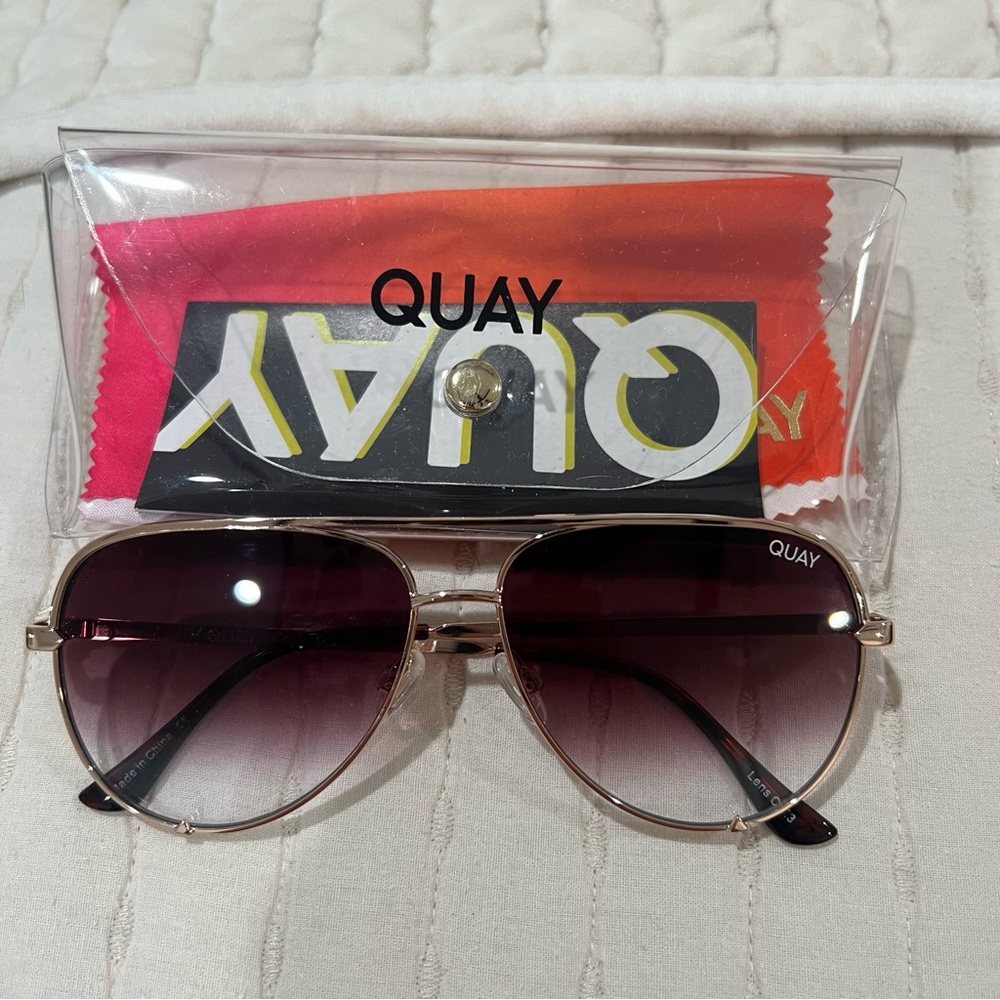 Gold and brown gradient lenses